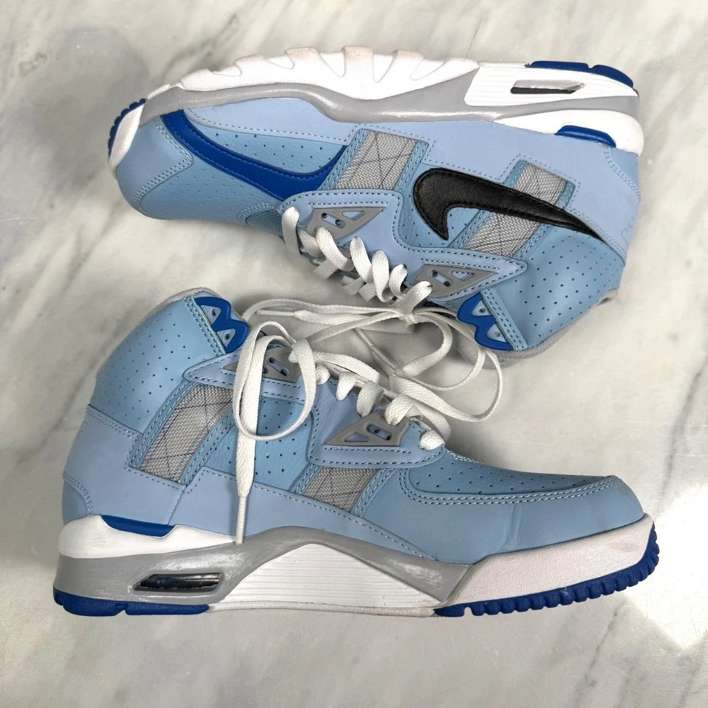 Nike Air Trainer SC High University Blue Black DX1791-400 Men Sz 7 High Top